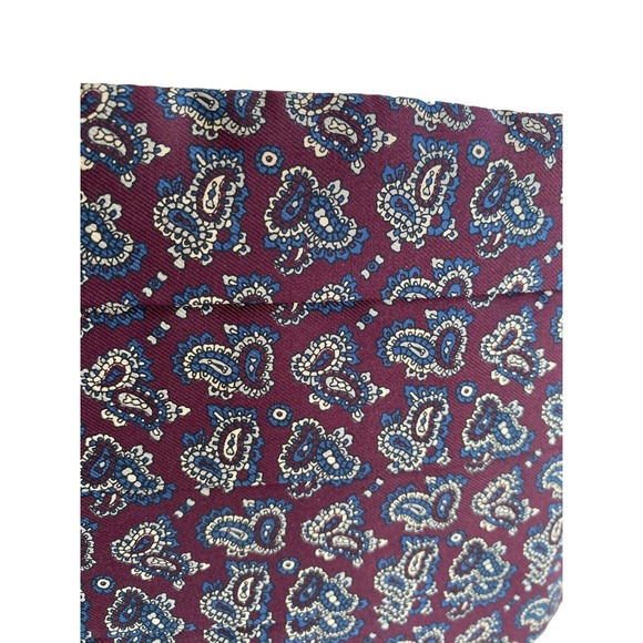 Silk Bow Tie & Cummerbund Set Retro 90s 80s Vintage Designer Robert Stock - Picture 4 of 12